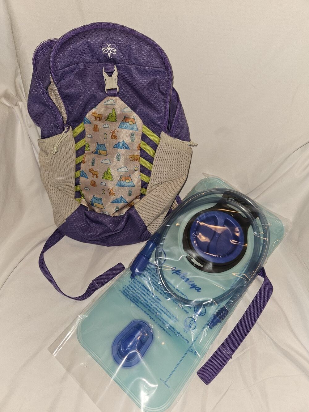 Firefly! Outdoor Gear Hydration Camping Backpack Purple NIB Hydration Bladder